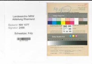 Entnazifizierung Fritz Schweitzer , geb. 18.11.1906 (Polizist)