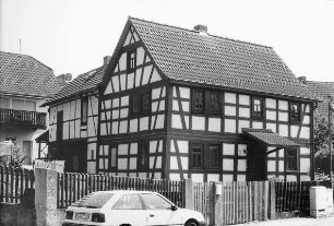 Wohnhaus, Fachwerk; Linsengericht, Florianstraße 1