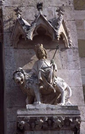 Bamberg - Kunstwerk im Dom : Aufgenommen im Dom von Bamberg, ca. 2001