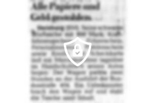Alle Papiere und Geld gestohlen