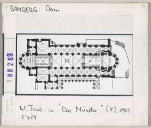 Bamberg: Dom, Grundriss