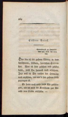 Eilfter Brief