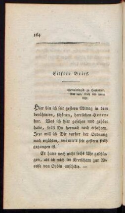 Eilfter Brief