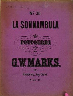 La sonnambula : potpourri