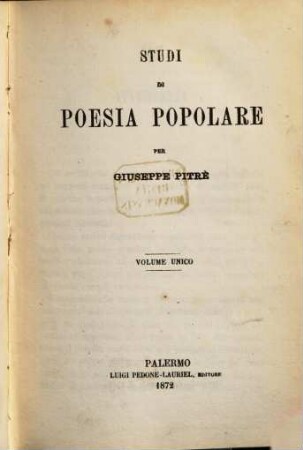 Canti popolari Siciliani, 3