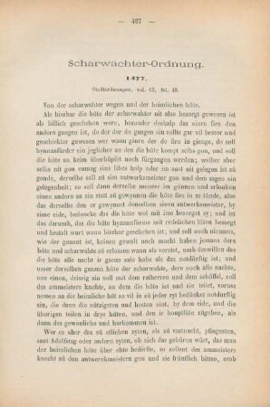 Scharwächter-Ordnung