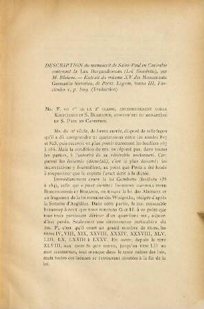 La loi Gombette : Reproduction intégrale de tous les manuscrits connus, XII. Manuscrit da Saint-Paul-en-Carinthie