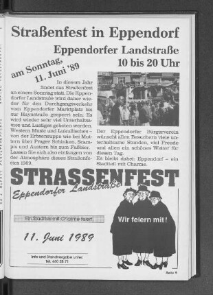 Straßenfest in Eppendorf