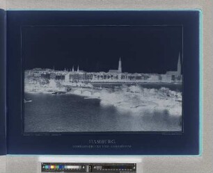 Hamburg : Lombardsbrücke und Alsterdamm