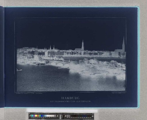 Hamburg : Lombardsbrücke und Alsterdamm
