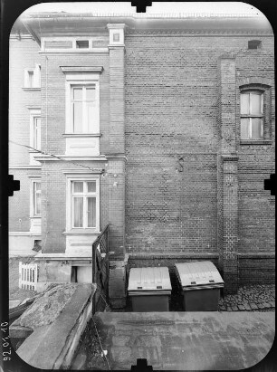Görlitz, Dr.-Kahlbaum-Allee 22. Wasserheil- und Badeanstalt "Freisebad" (1887). Seitenfront (Teilansicht)