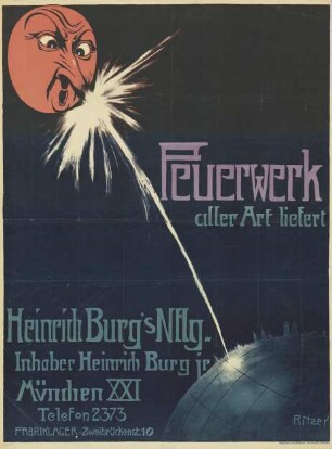 Feuerwerk aller Art liefert Heinrich Burgs Nachfolger