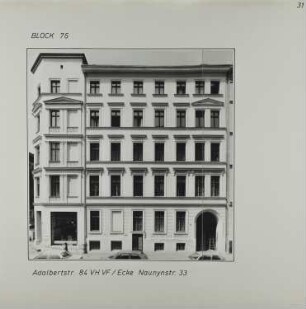 Fotografie: Adalbertstr. 84, Naunynstr. 33