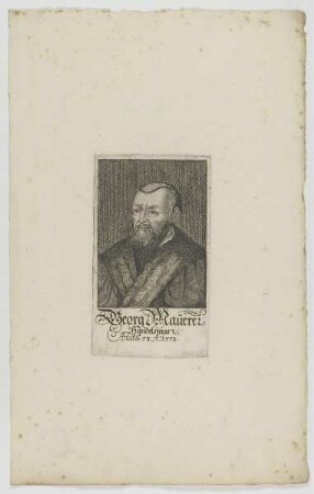 Bildnis des Georg Mauerer