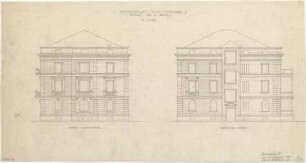 Fick, Roderich; München, Wilhelmstr. 5 - 9; Verlag C.H. Beck - Bestandsplan Wilhelmstr. 9 (Ansicht); Nordseite (Ansicht)