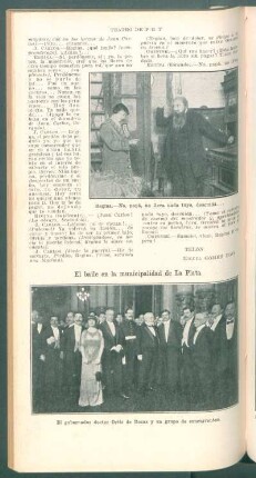 El baile en la municipalidad de La Plata - [Fotografía]