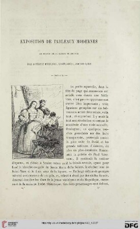 5: Exposition de tableaux modernes au profit de la caisse de secours des artistes peintres, statuaires, architectes, [3]
