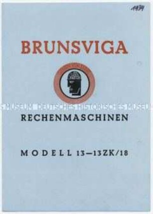 BRUNSVIGA-Rechenmaschine (System Trinks)
