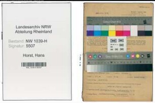 Entnazifizierung Hans Horst , geb. 22.10.1909 (Maschinist)