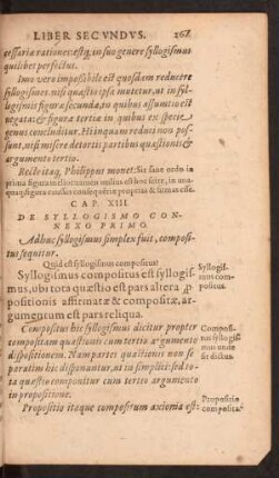 Cap. XIII. De Syllogismo Connexo Primo.