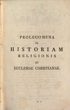 Synopsis historiae Religionis