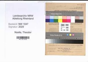 Entnazifizierung Theodor Noelle , geb. 07.11.1906 (Arbeiter)