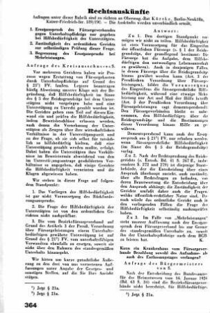 Rechtsauskünfte
