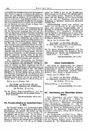 Anerkennung von Bäuerlichen Frauenschulen : [Erziehung] ; [Amtliche Erlasse] ; [Amtlicher Teil]