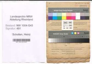 Entnazifizierung Heinz Scholten , geb. 15.06.1914 (Sportwart)