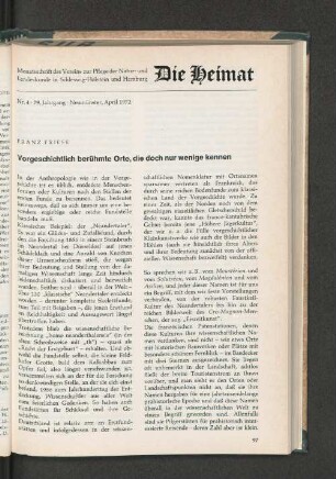 Nr. 4. 79. Jahrgang. Neumünster, 1972.