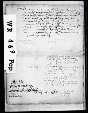 Protokoll über Verhandlungen zwischen Pfalz und Württemberg wegen Abfindung Herzog Eberhards, Teilung von dessen Silber und Ungültigkeitserklärung seiner dem Horber Vertrag zuwiderlaufenden Abmachungen.