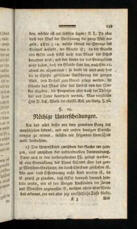 149-173, §. 12. Nöthige Unterscheidungen.