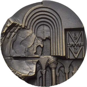 Jubiläumsmedaille von Victor Huster auf 2000 Jahre Speyer