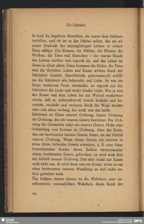 Die Schönheit