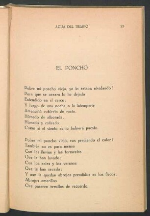 El poncho