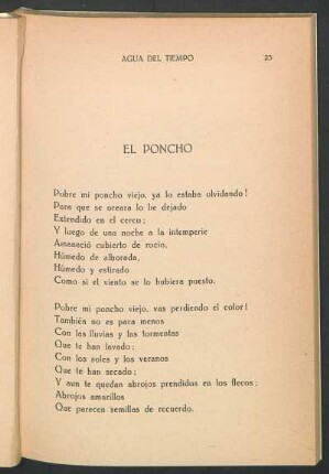 El poncho