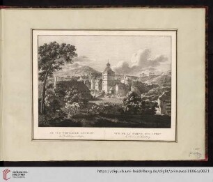 Die süd-westliche Ansicht des Heidelberger Schlosses
