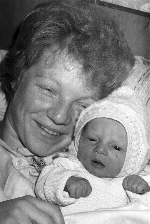Neujahrsbaby 1961 Tilo Mohr.