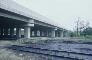 Unterführung Werksbahn und künftige L 155 bei Oberhausen (A 3)