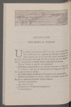 Capítulo XVII - Por miedo al perdón