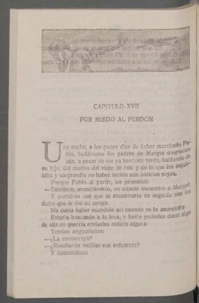 Capítulo XVII - Por miedo al perdón