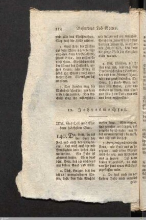 12. Jahreswechsel.