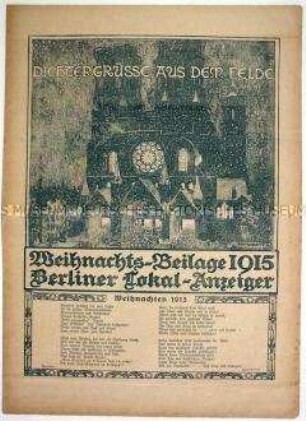 Sonderdruck (Weihnachts-Beilage) des "Berliner Lokal-Anzeigers"