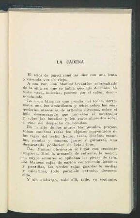 La cadena