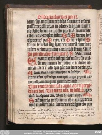 In purificatio[n]e s[an]cte marie.