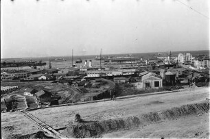 Konstanza [Constanta]: Hafen, von oben