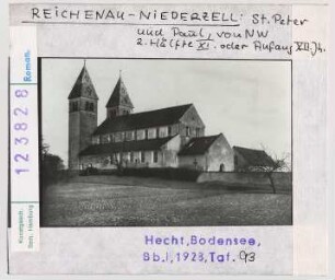 Reichenau, Niederzell: St. Peter und Paul von Nordwesten