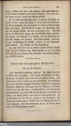 Fünf und dreyßigster Abschnitt. Vom Birkhuhn