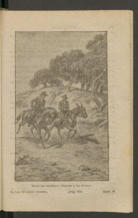 Desde los tomillares volvieron a los olivares... - [Ilustración]