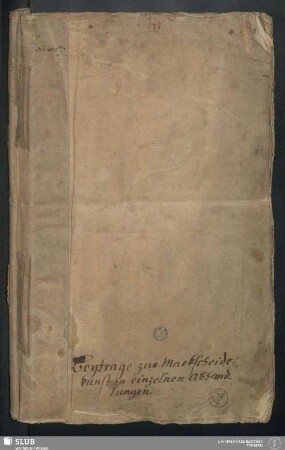 12,2: Beytrage zur Markscheidekunst in einzelnen Abhandlungen - XVII 300 2. (12,2)